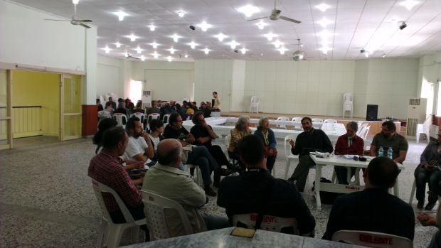 Bayramiç Belediyesi Düğün salonunda iki çalıştay (Katılımcı Gıda Toplulukları’nda sorunlar ve çözümler ile Kurak Ekosistemlerde Meyvacılık) eş zamanlı olarak gerçekleşti